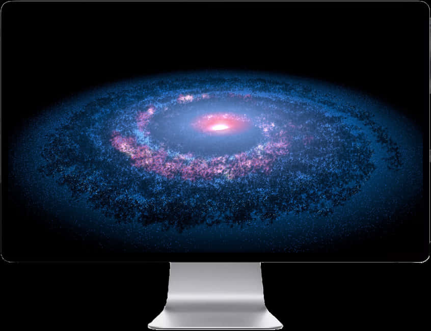Spiral Galaxy Computer Monitor Display PNG