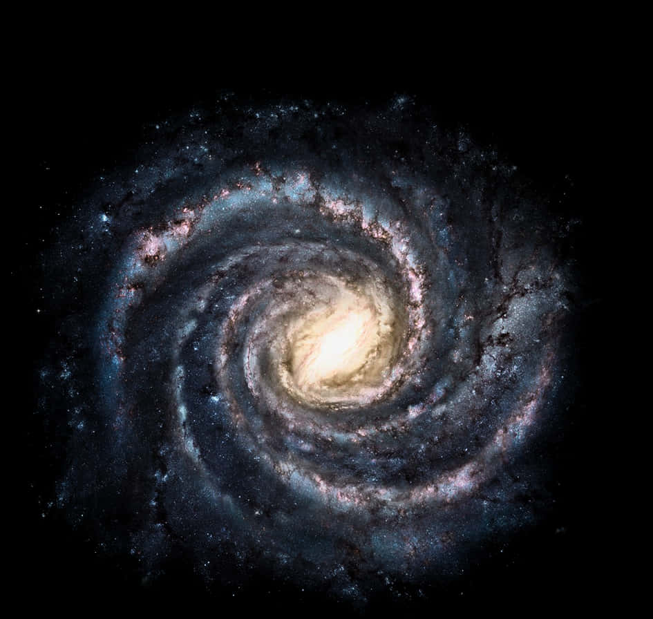 Spiral Galaxy Cosmic Beauty PNG