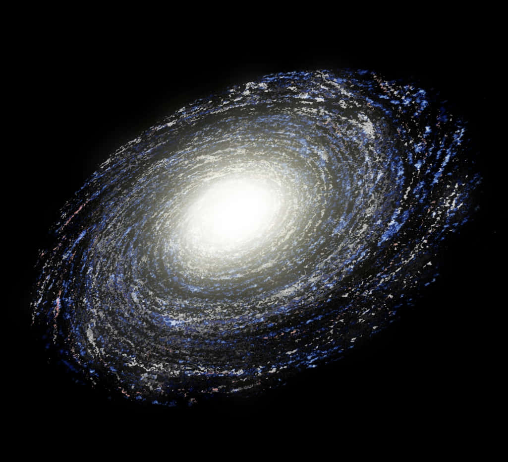 Spiral Galaxy Cosmic View PNG