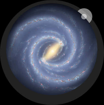 Spiral Galaxy Illustration PNG
