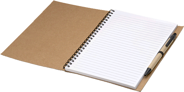 Spiral Notebookwith Pen PNG