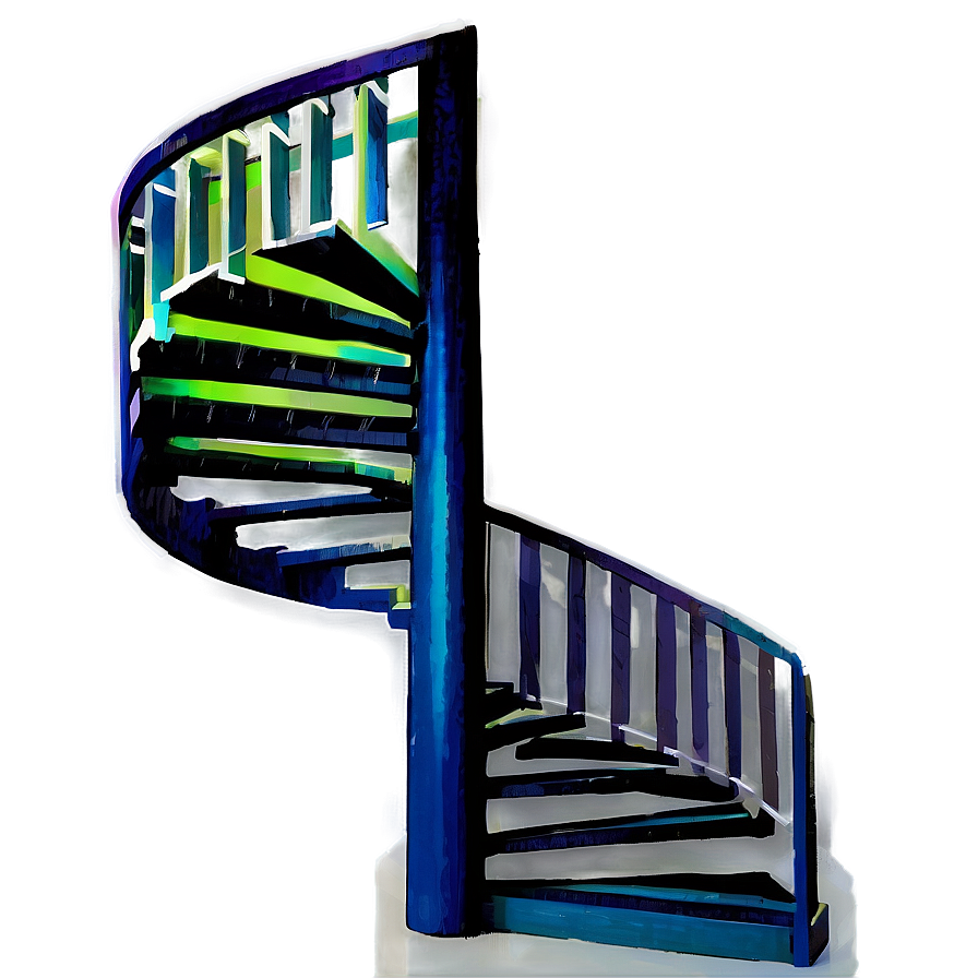 Spiral Staircase In Apartment Png Uaq39 PNG