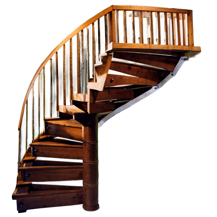 Spiral Staircase In Loft Png 06242024 PNG