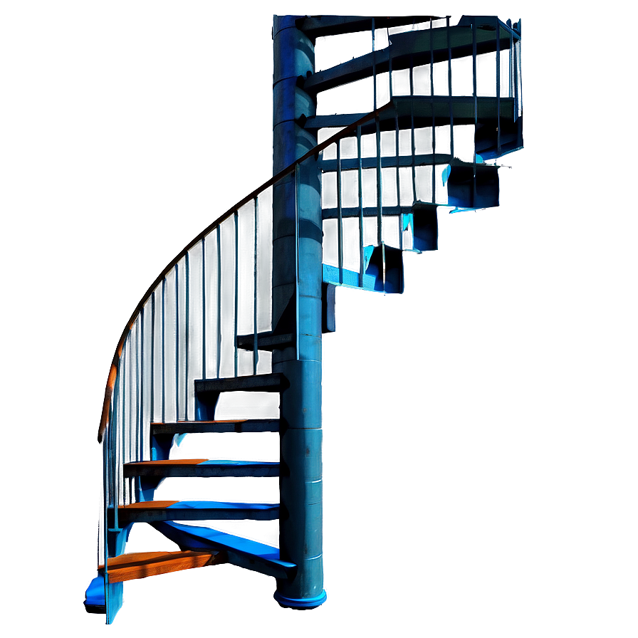 Spiral Staircase In Loft Png Bhv PNG