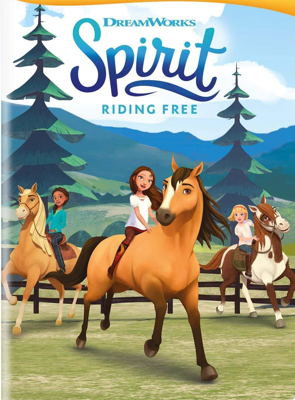 Póstergráfico De Spirit Riding Free Fondo de pantalla