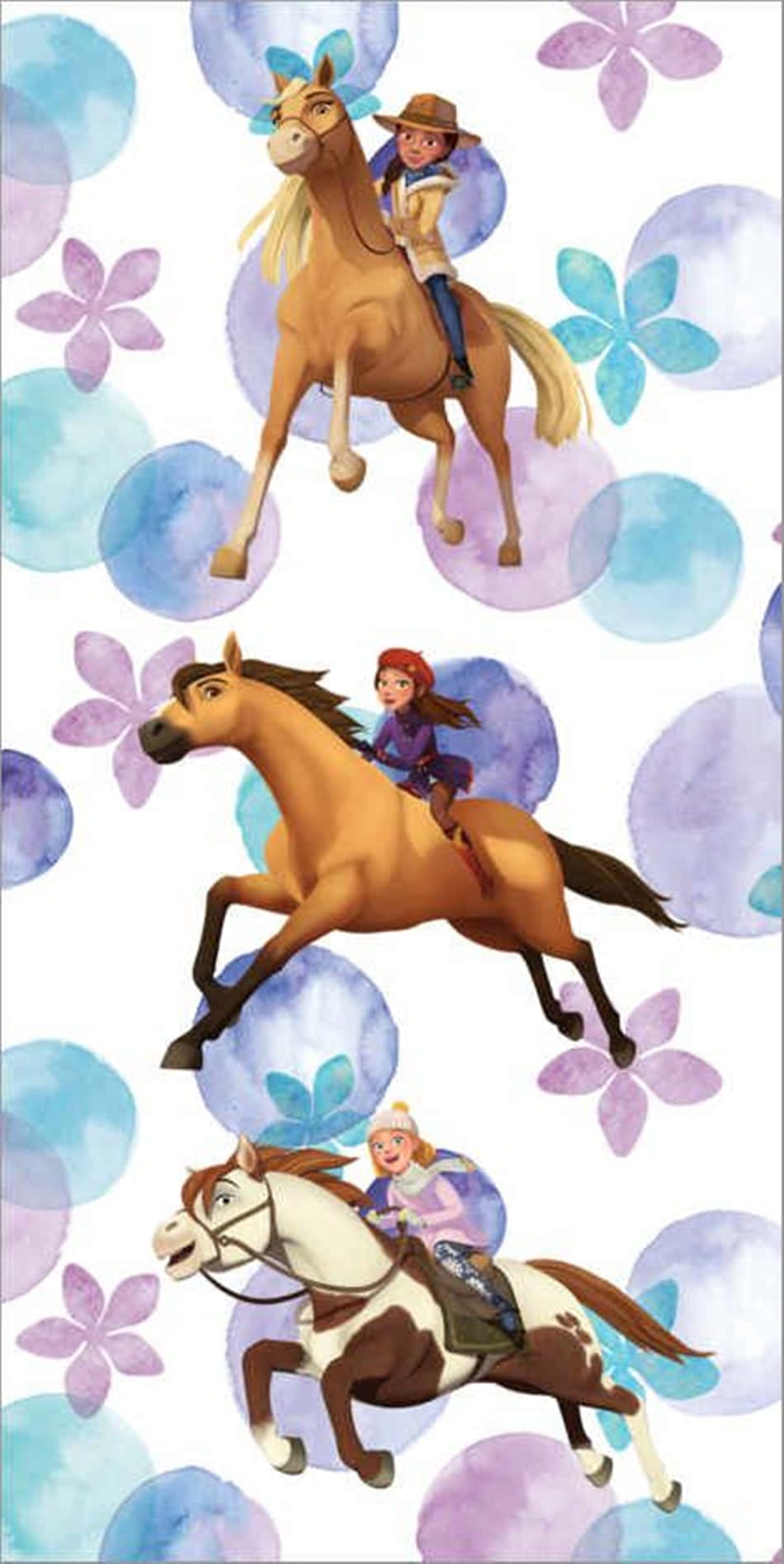 Get ready for a wild ride with Spirit Riding Free Wallpaper