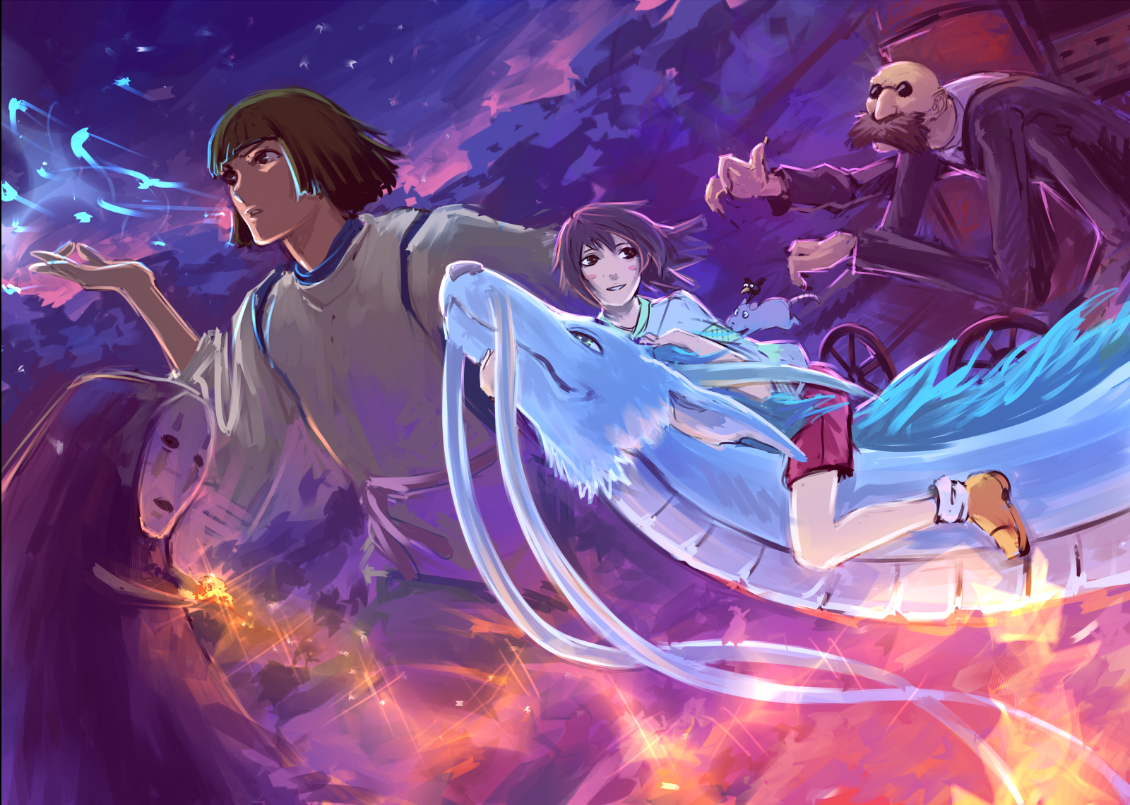 Chihiro's Adventures In The Fantasy World of "Spirited Away"