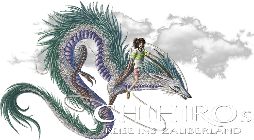 Spirited Away Chihiroand Haku Dragon PNG