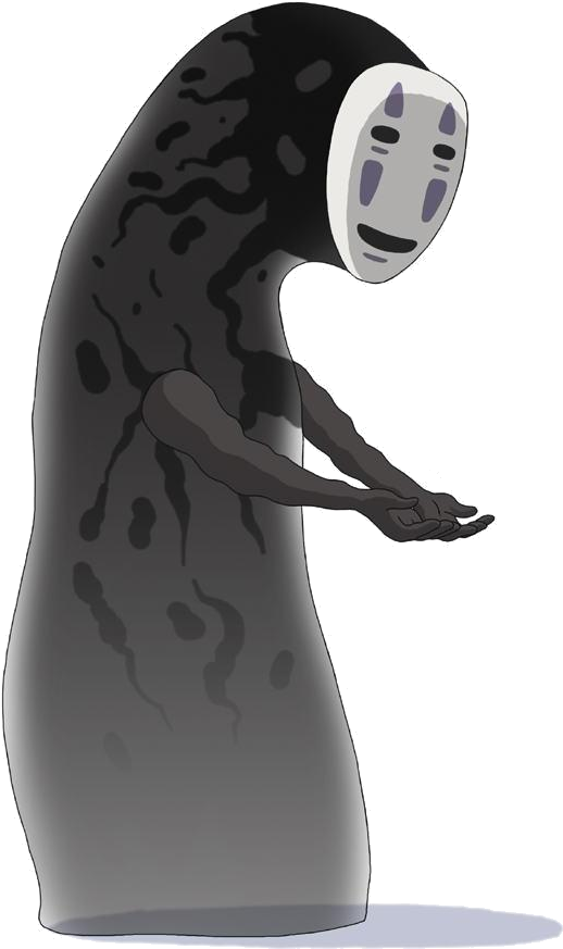 Spirited Away No Face Character PNG