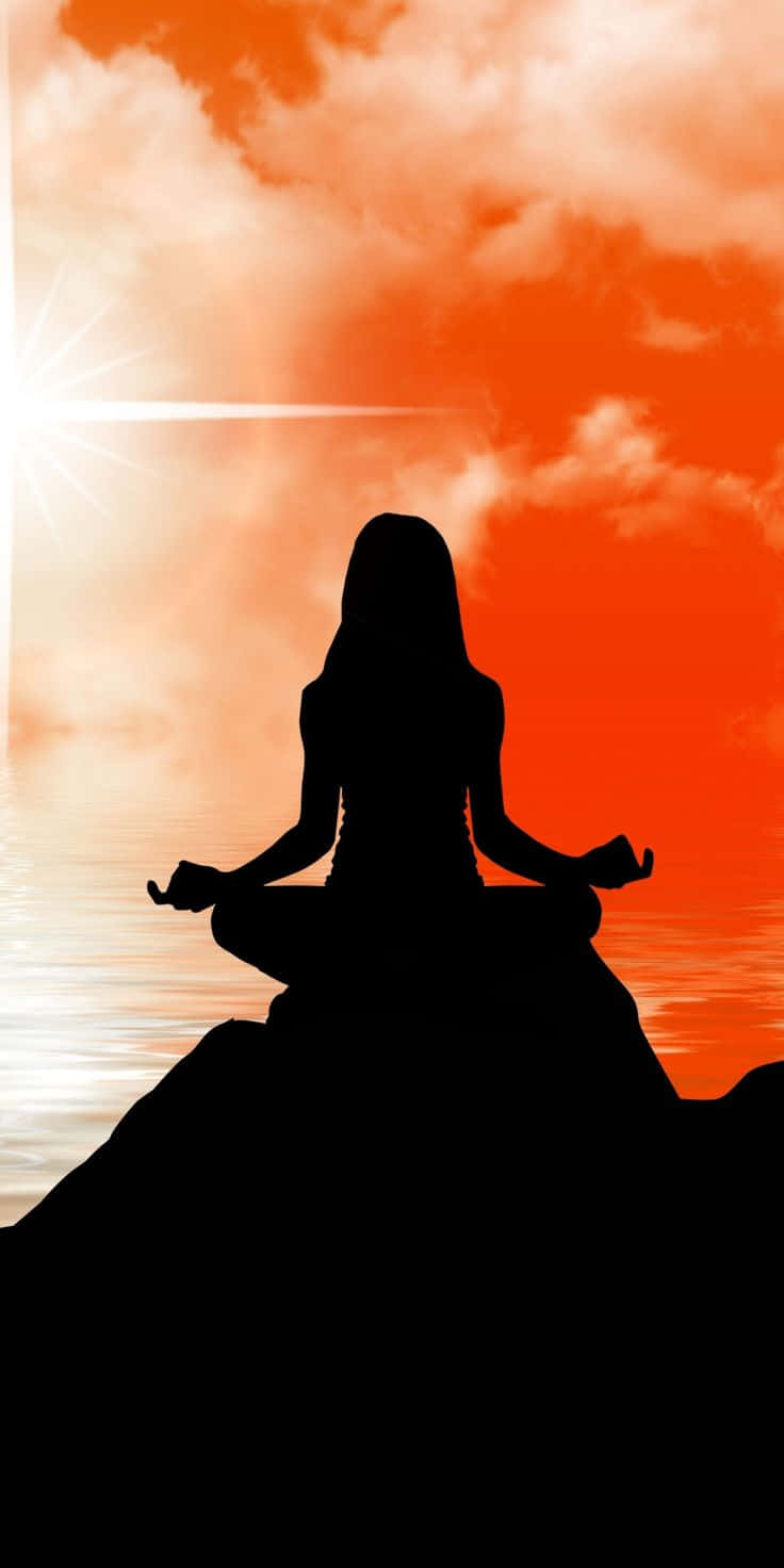 Person Experiencing Spiritual Meditation Wallpaper