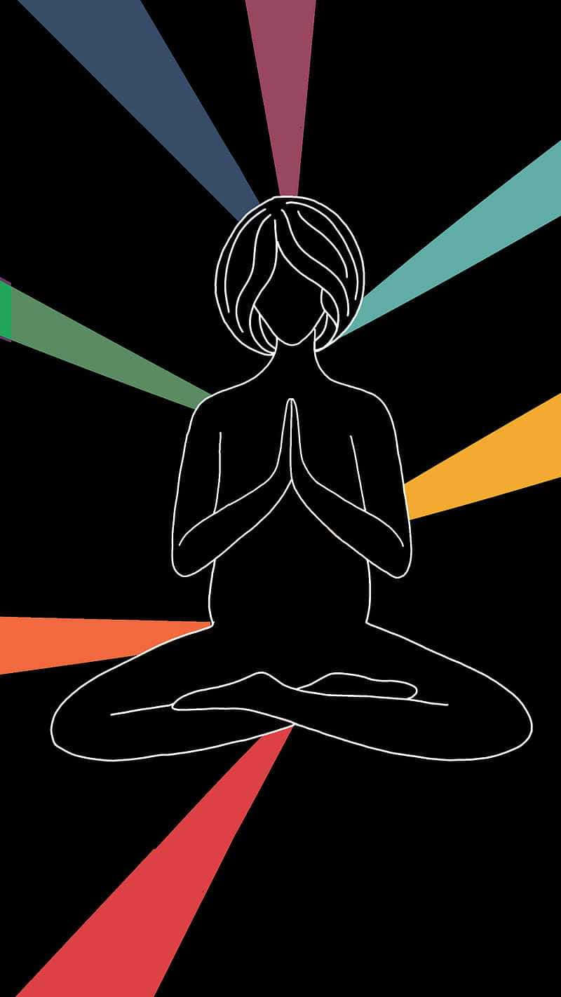 Caption: Embrace Inner Peace Through Spiritual Meditation Wallpaper