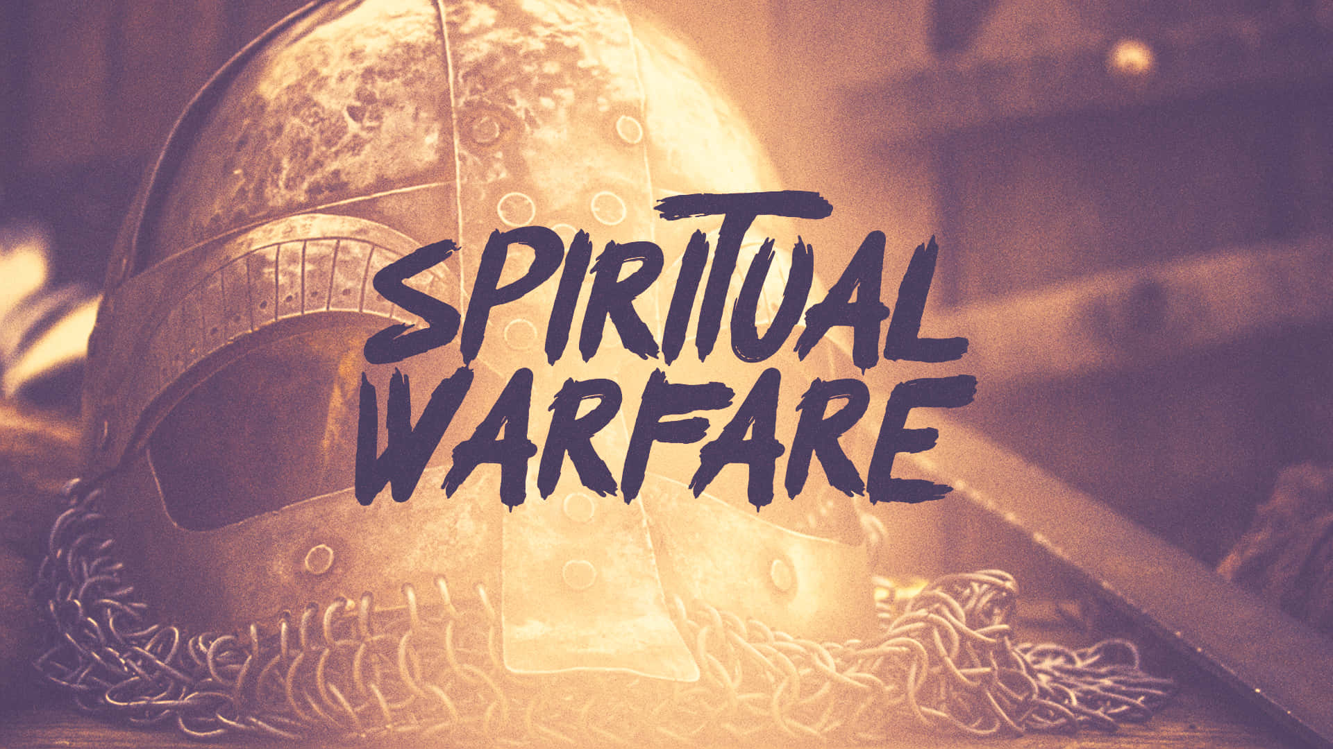 Spiritual Warfare - A Viking Helmet Wallpaper