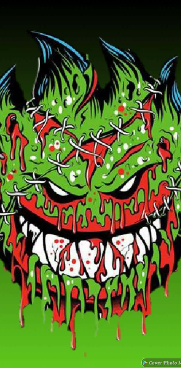Bloody Green Spitfire Skate Wallpaper