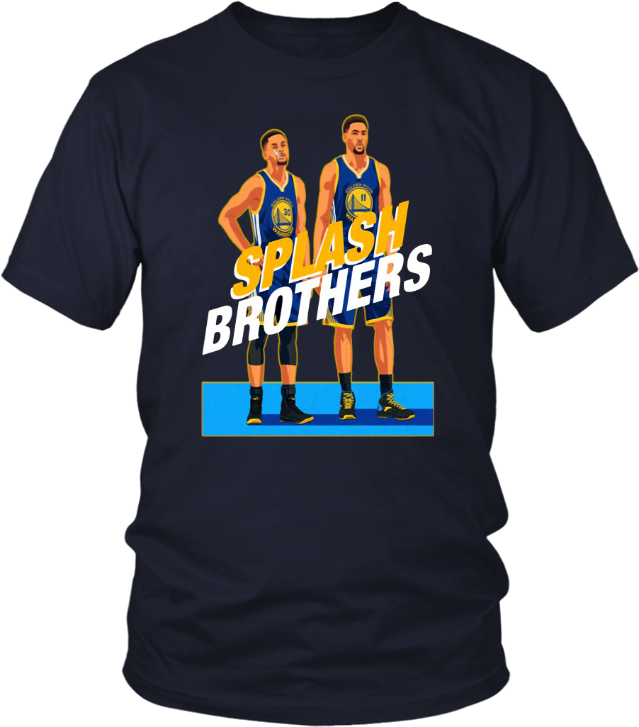 Splash Brothers Basketball T Shirt Design PNG