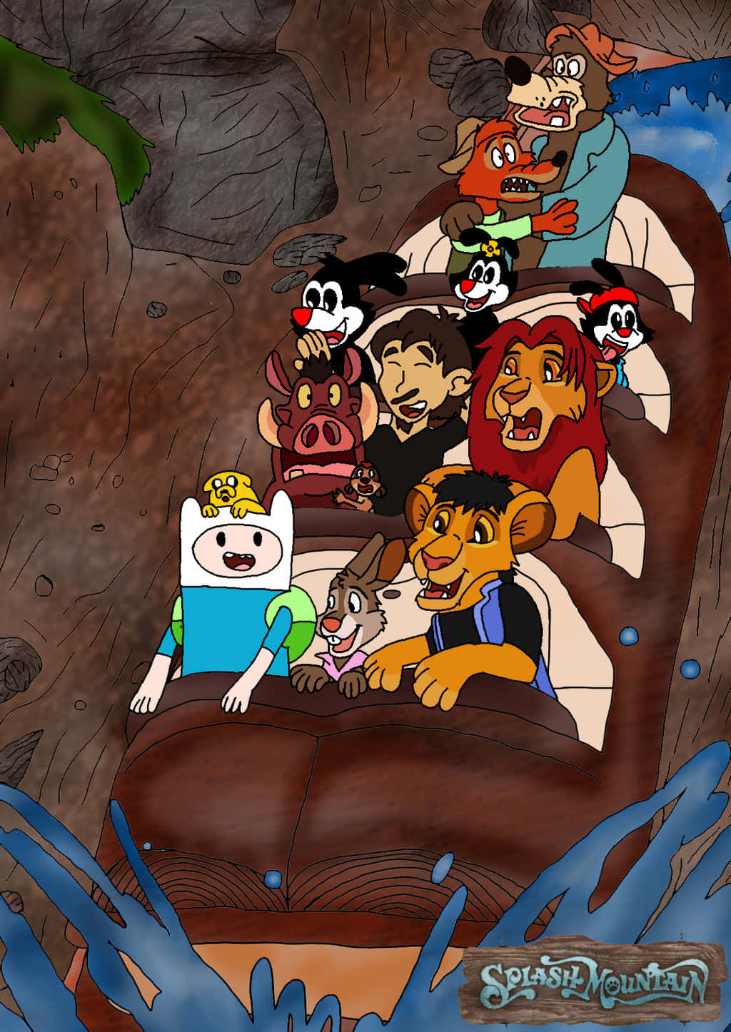 Elevate your spirits with a thrilling ride on Splash Mountain!