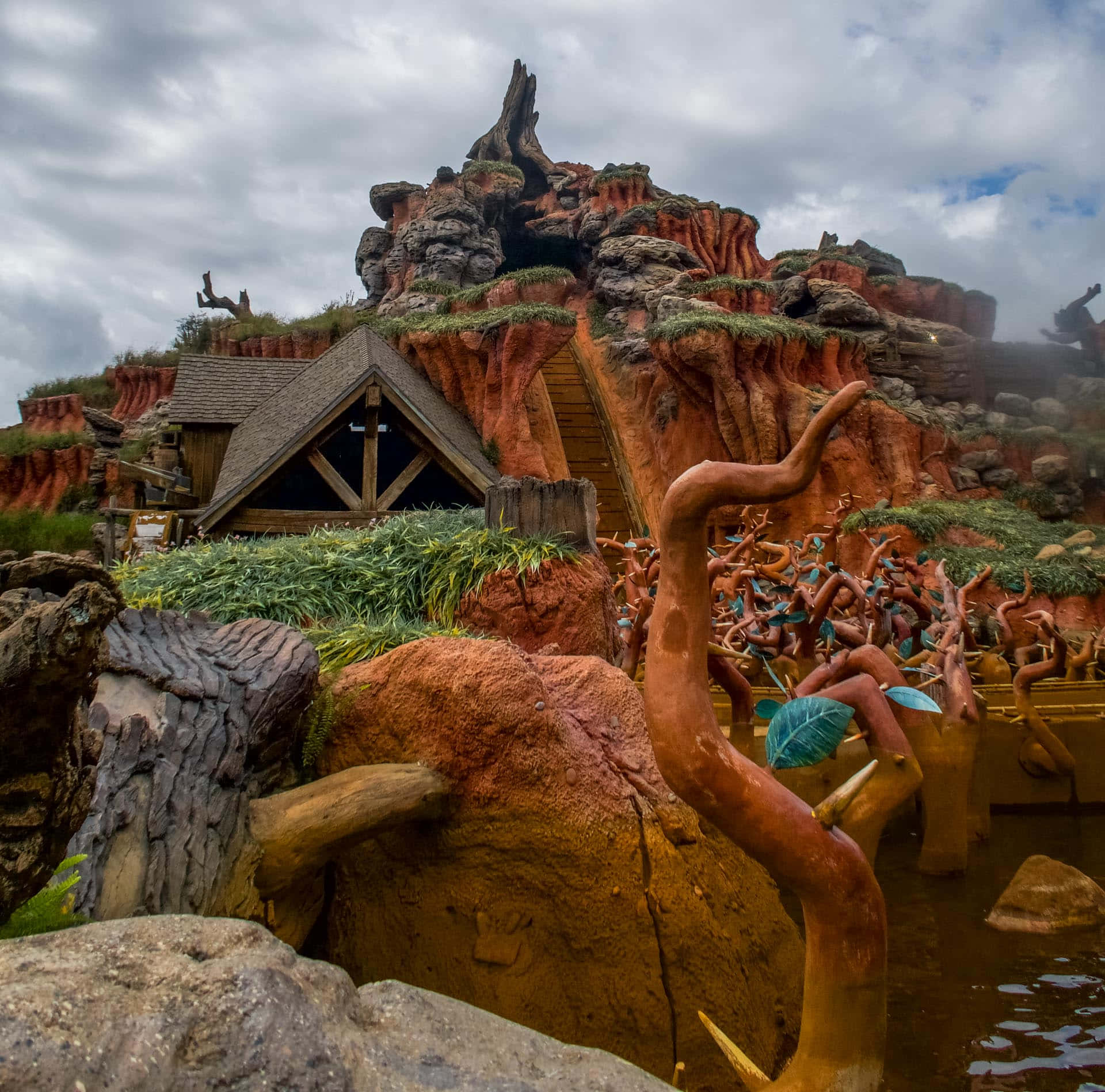 Upplevspänningen I Disney's Splash Mountain