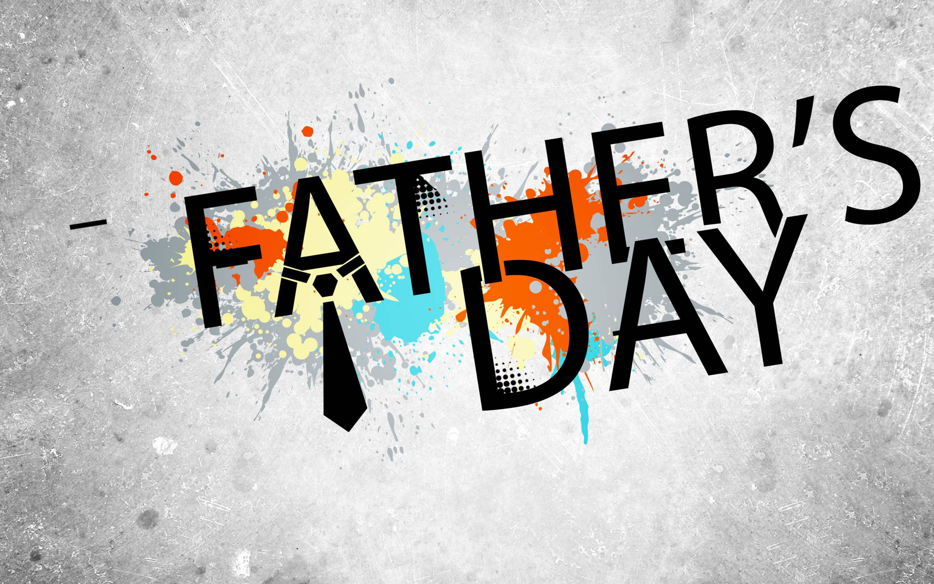 Splash Of Paint For Father's Day Wallpaper