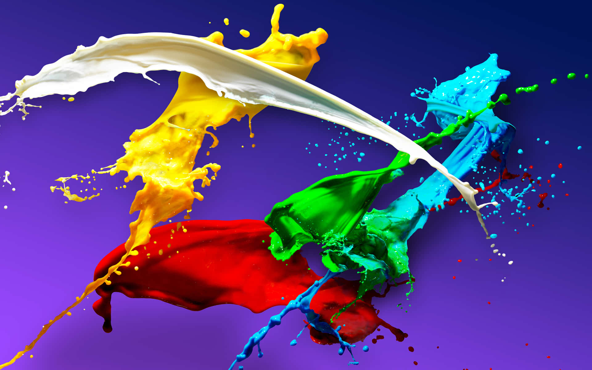 A Colorful Splash Of Paint