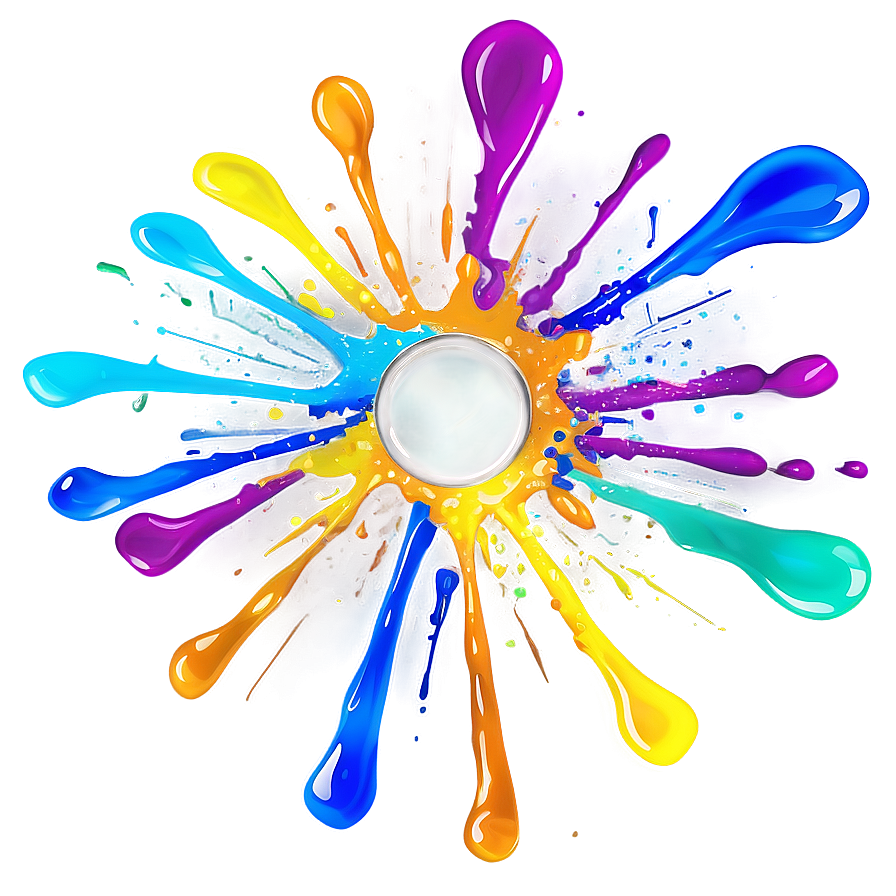 Splashed Paint Splat Png 06122024 PNG