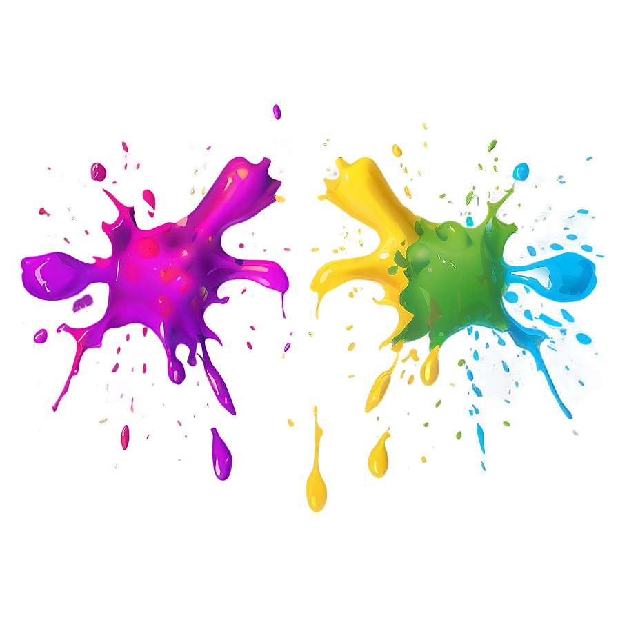 Splashed Paint Splat Png 56 PNG