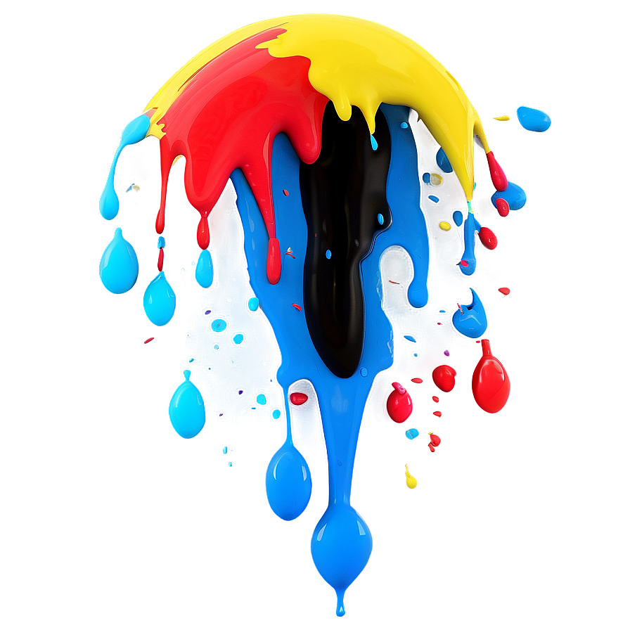 Splashed Paint Splat Png Epn68 PNG