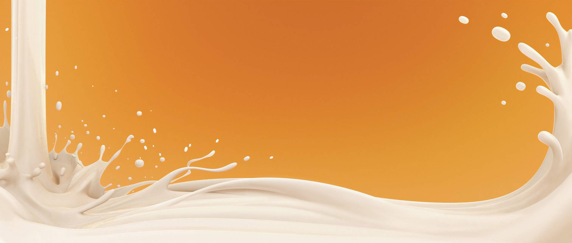 Sprøjtning af Mælk Vandmærkning Design Wallpaper