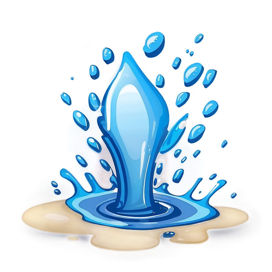 Splashing Water Cartoon Png Cee92 PNG