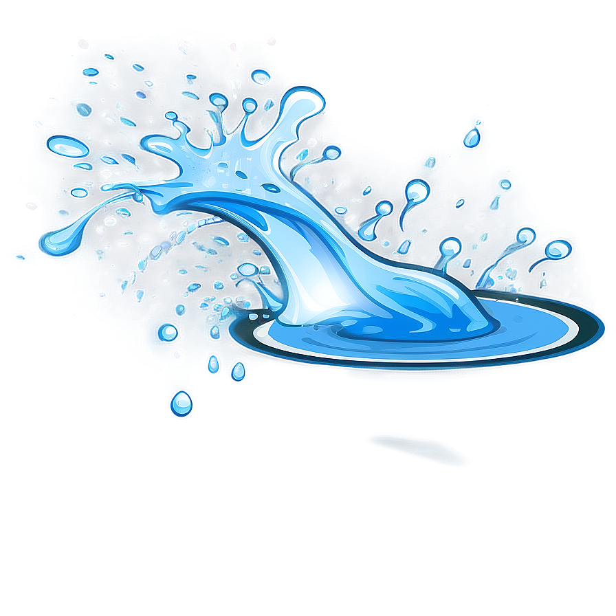 Splashing Water Cartoon Png Lyd PNG