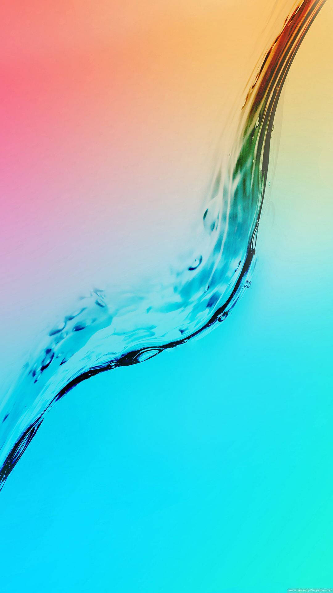 Splashing Water Gradient Background Mobile