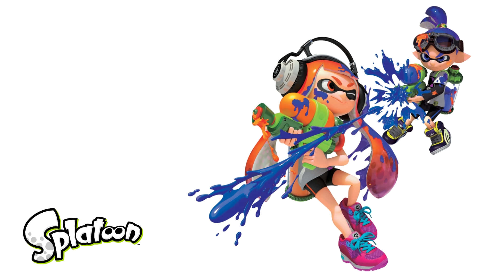 Goofy Inklings Showing Off Their Splatoon Customization