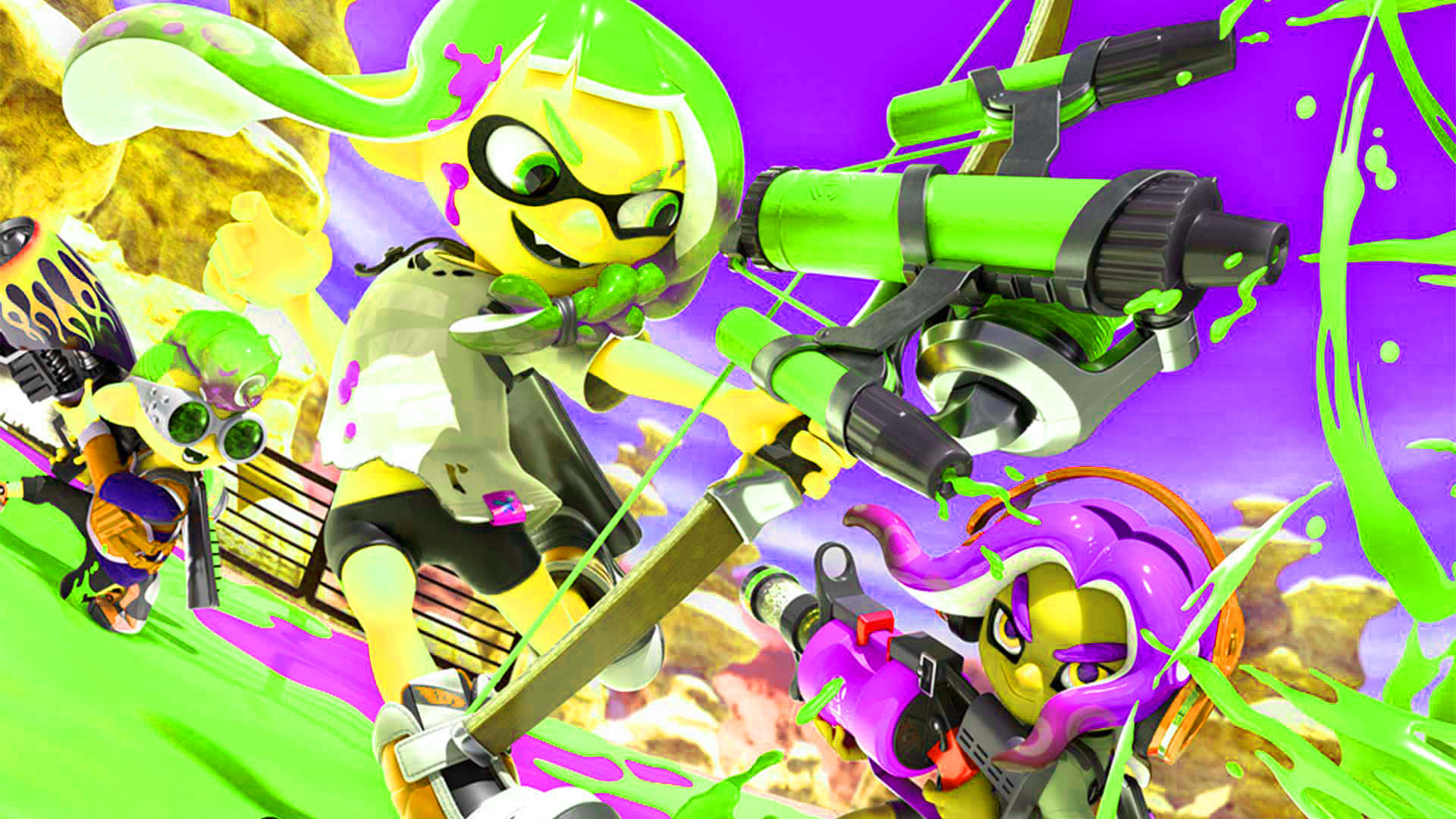Enter the world of Splatoon, where ink reigns