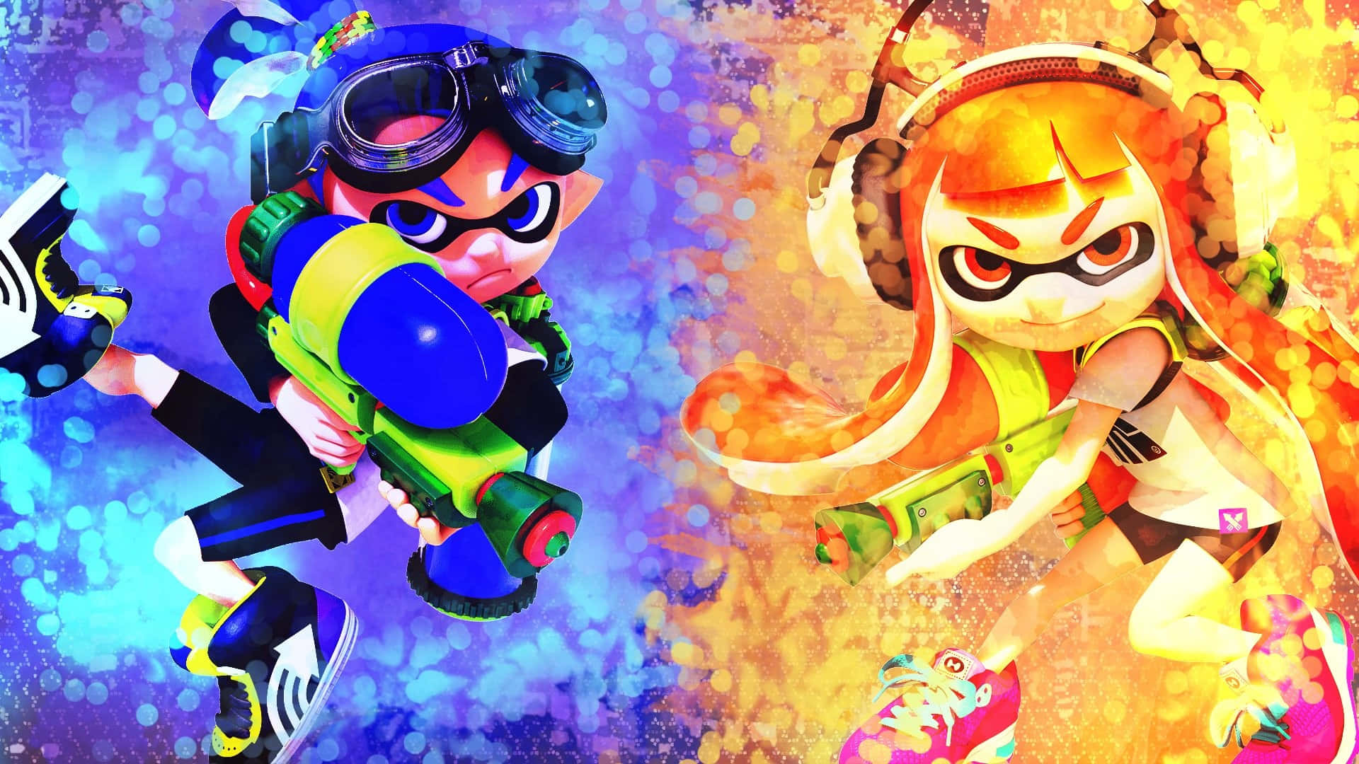 Fun with colors in Splatoon