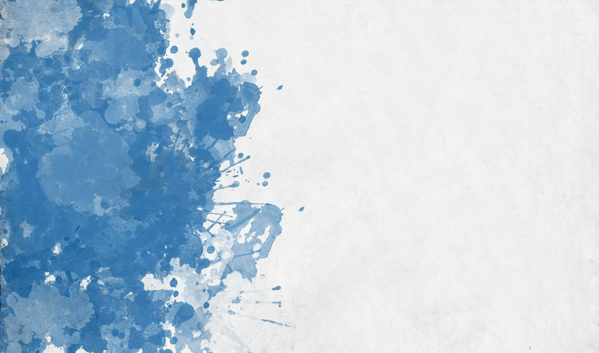 Splatter Blue Painting Wallpaper