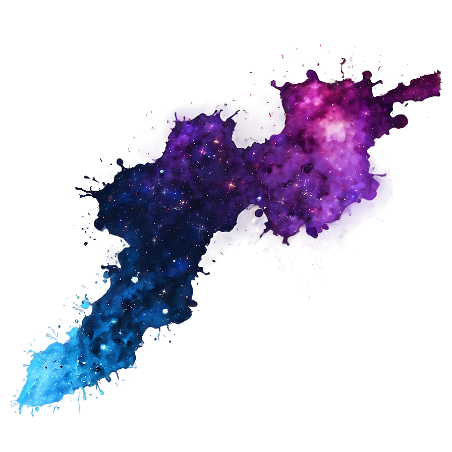 Download Splatter Galaxy Cosmic Png 9 | Wallpapers.com