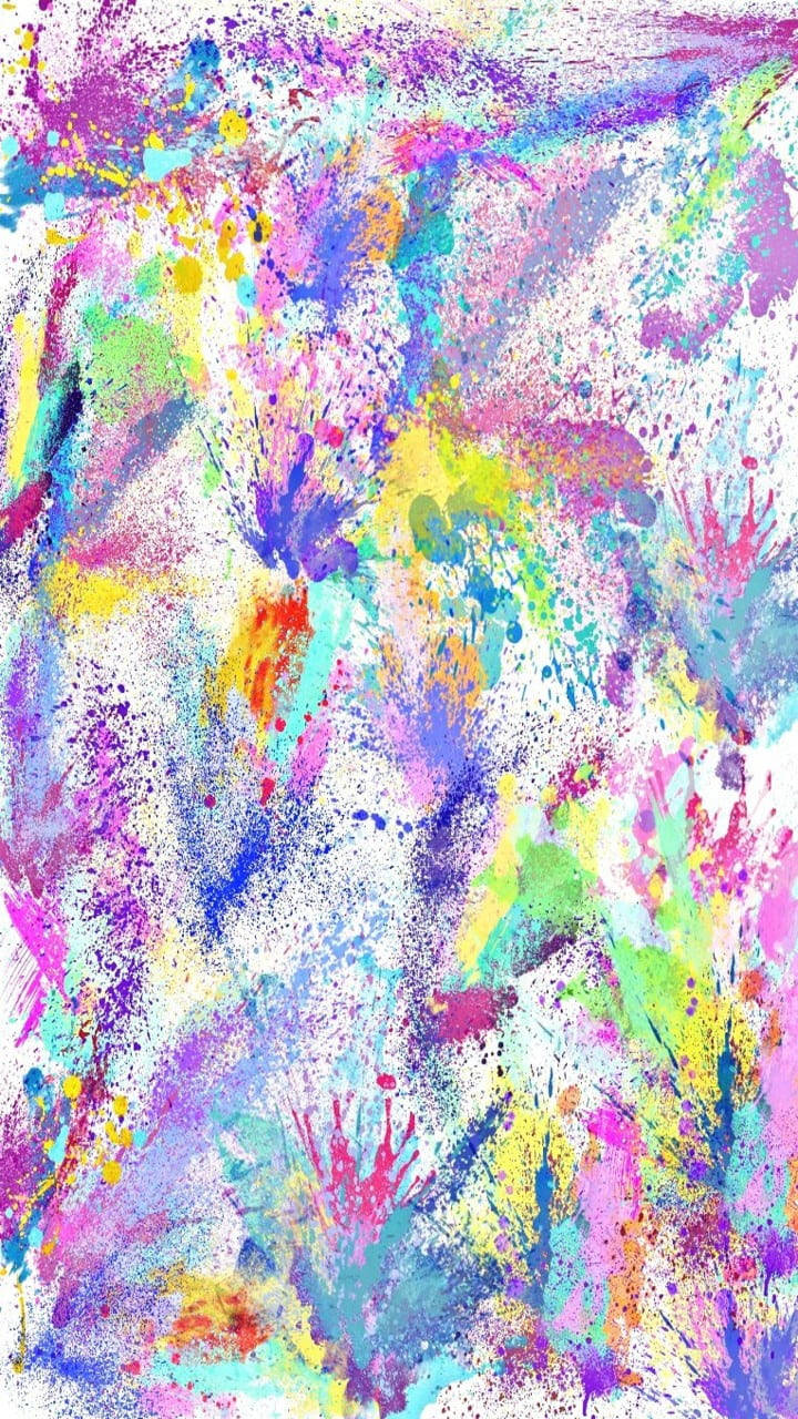 Add A Splash Of Color With Splatter Paint! Wallpaper
