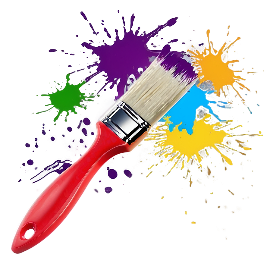 Splatter Paintbrush Splat Png Smj13 PNG