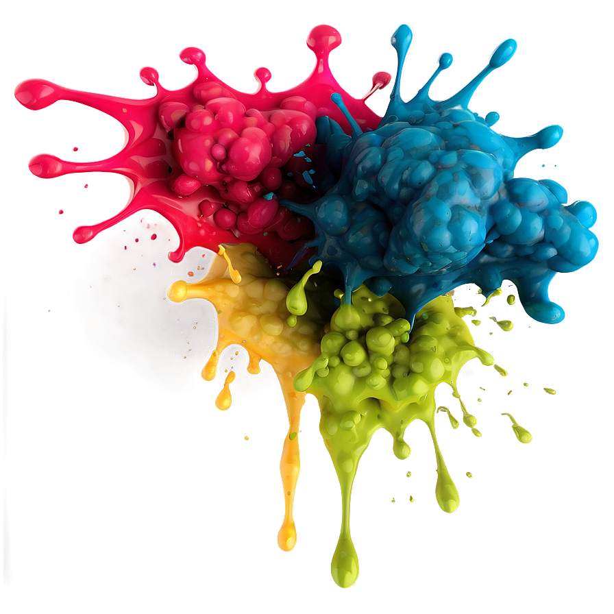 Splattered Ink Splat Png 06122024 PNG