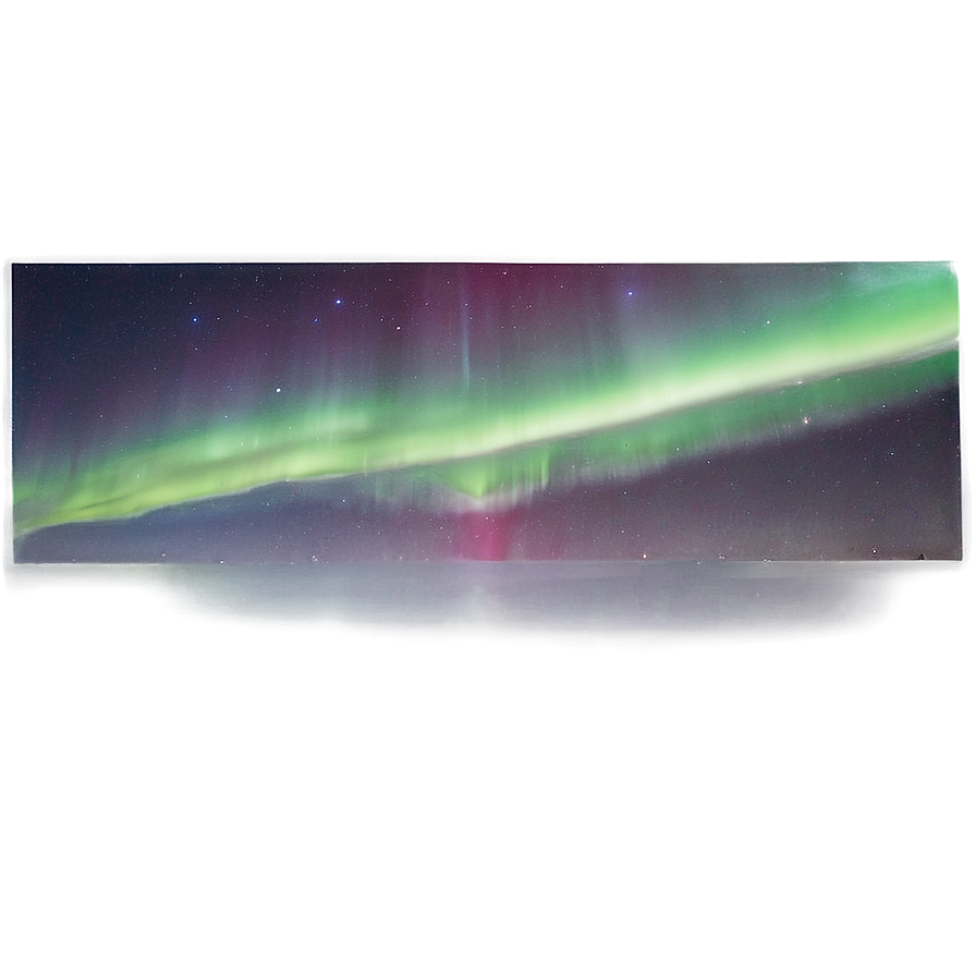 Splendid Aurora Above Horizon Png 70 PNG