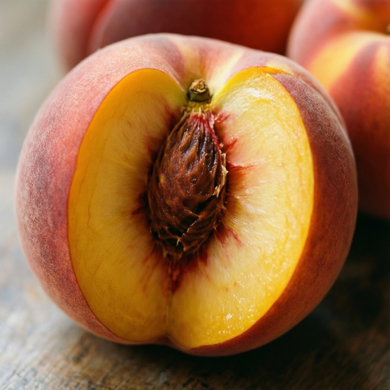 Split Peach Soft Focus Bakgrunner
