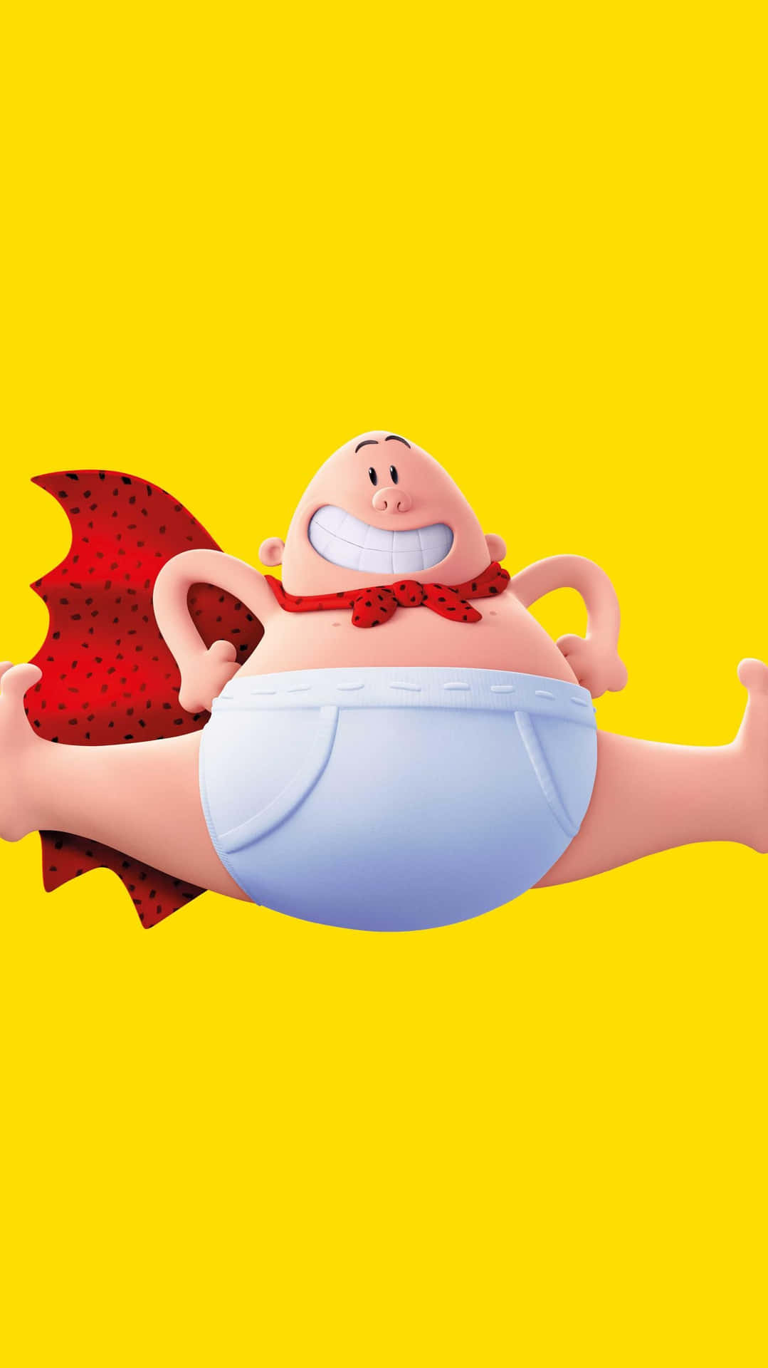 Splitting Midair Captain Underpants: The First Epic Movie Wallpaper