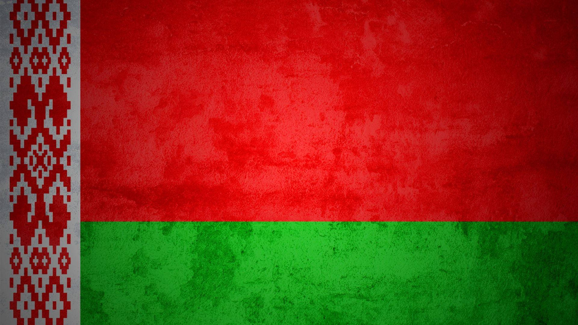 Splotchy Belarus Flag Wallpaper