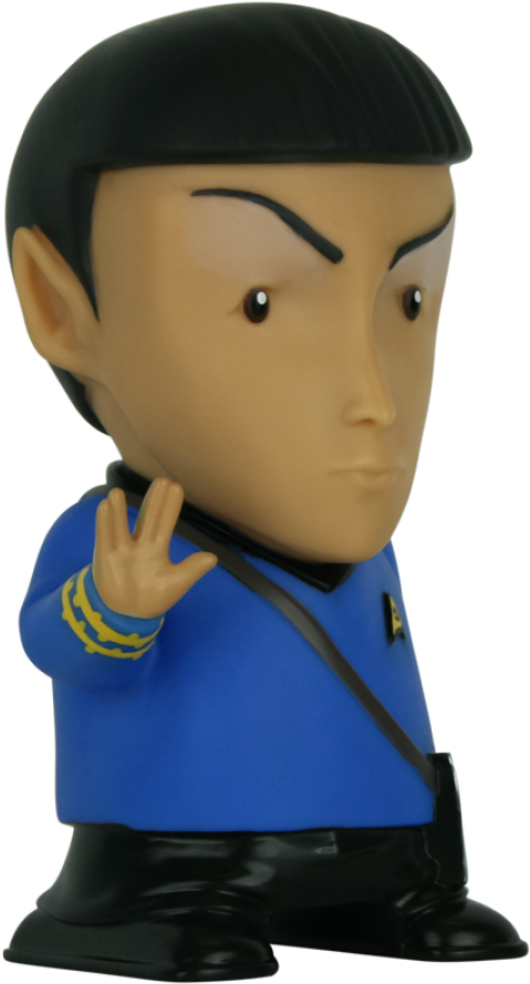 Spock Figurine Vulcan Salute PNG