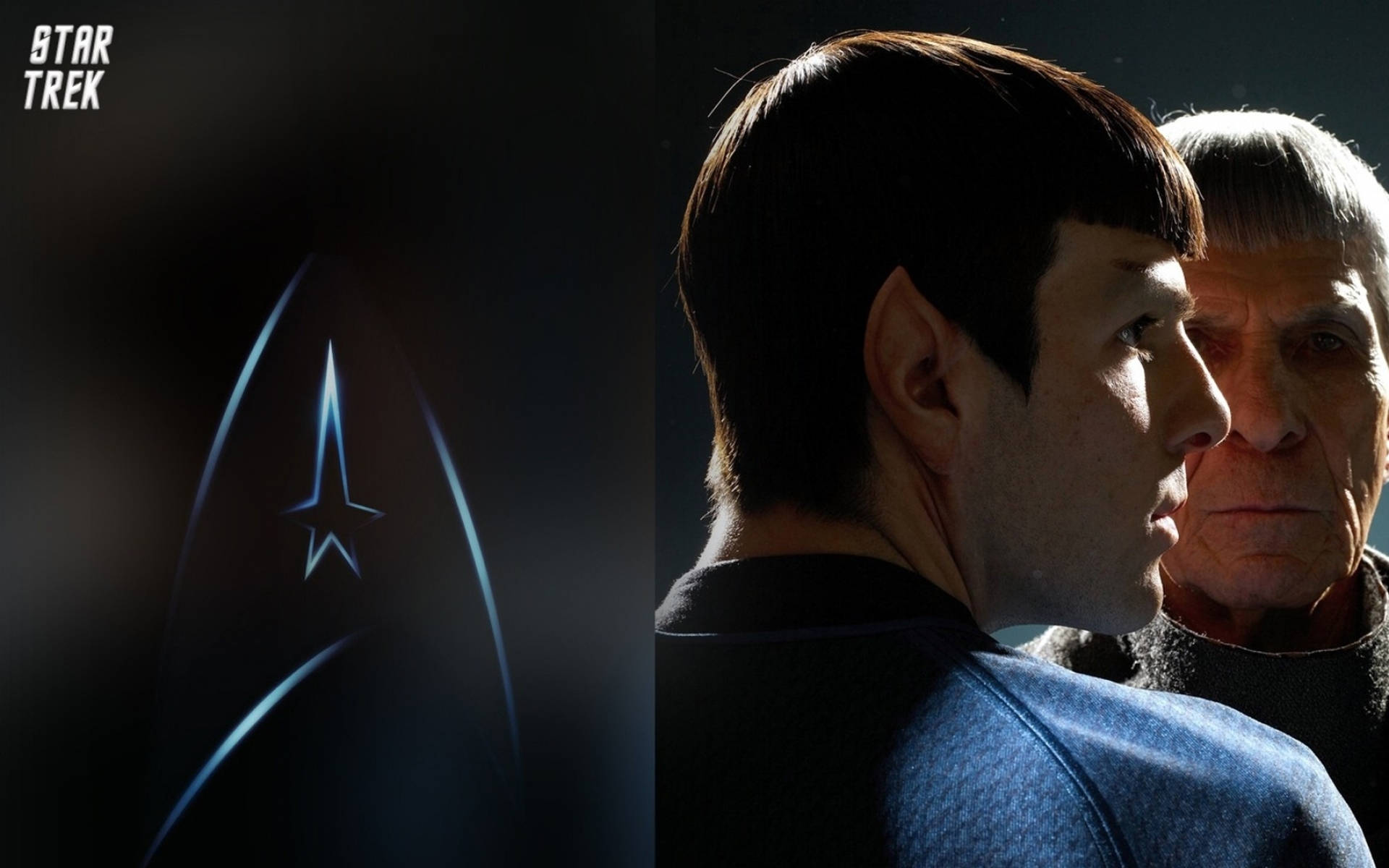 Spock Old And Young Version Wallpaper