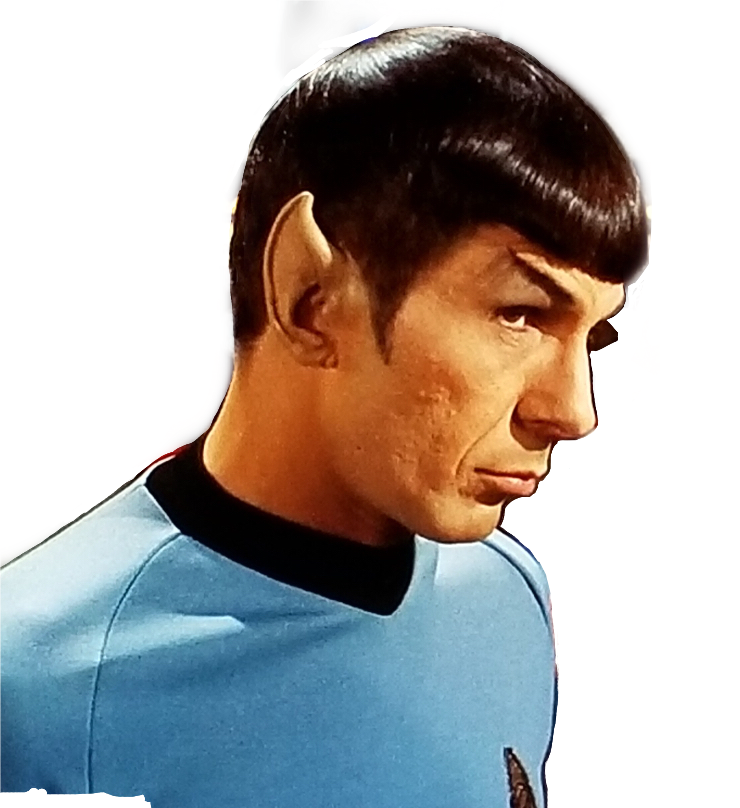 Spock Profile Classic Star Trek PNG