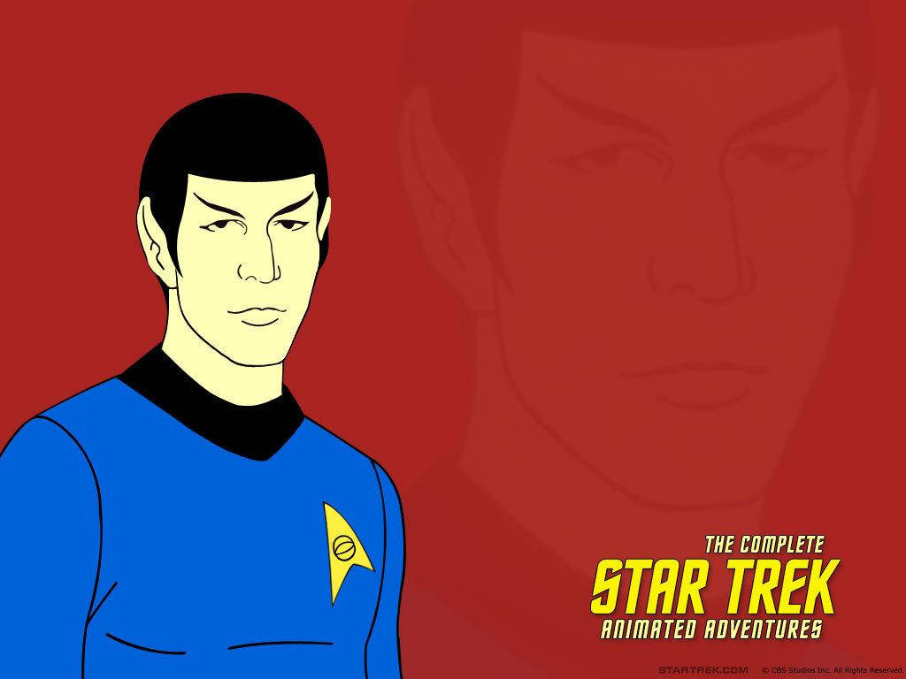 Spock Red Cartoon Poster Wallpaper