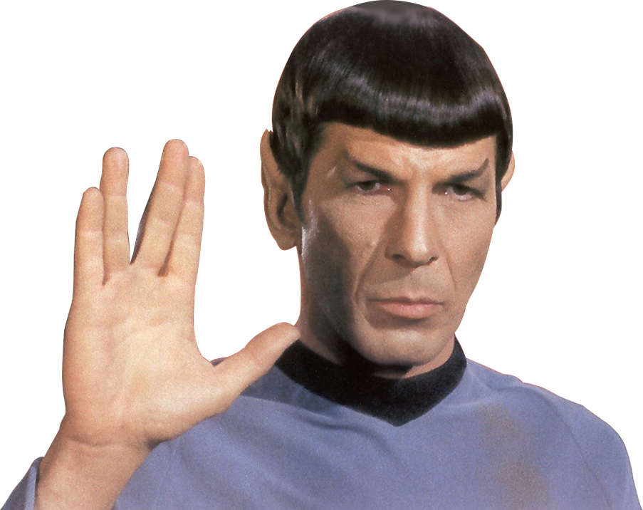 Spock Vulcan Salute PNG