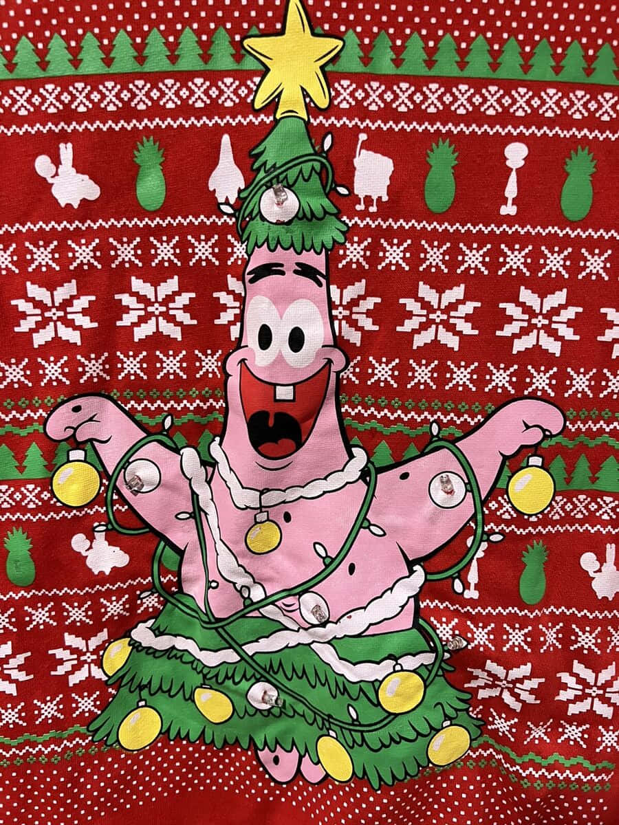 Sponge Bob Christmas Tree Costume Wallpaper