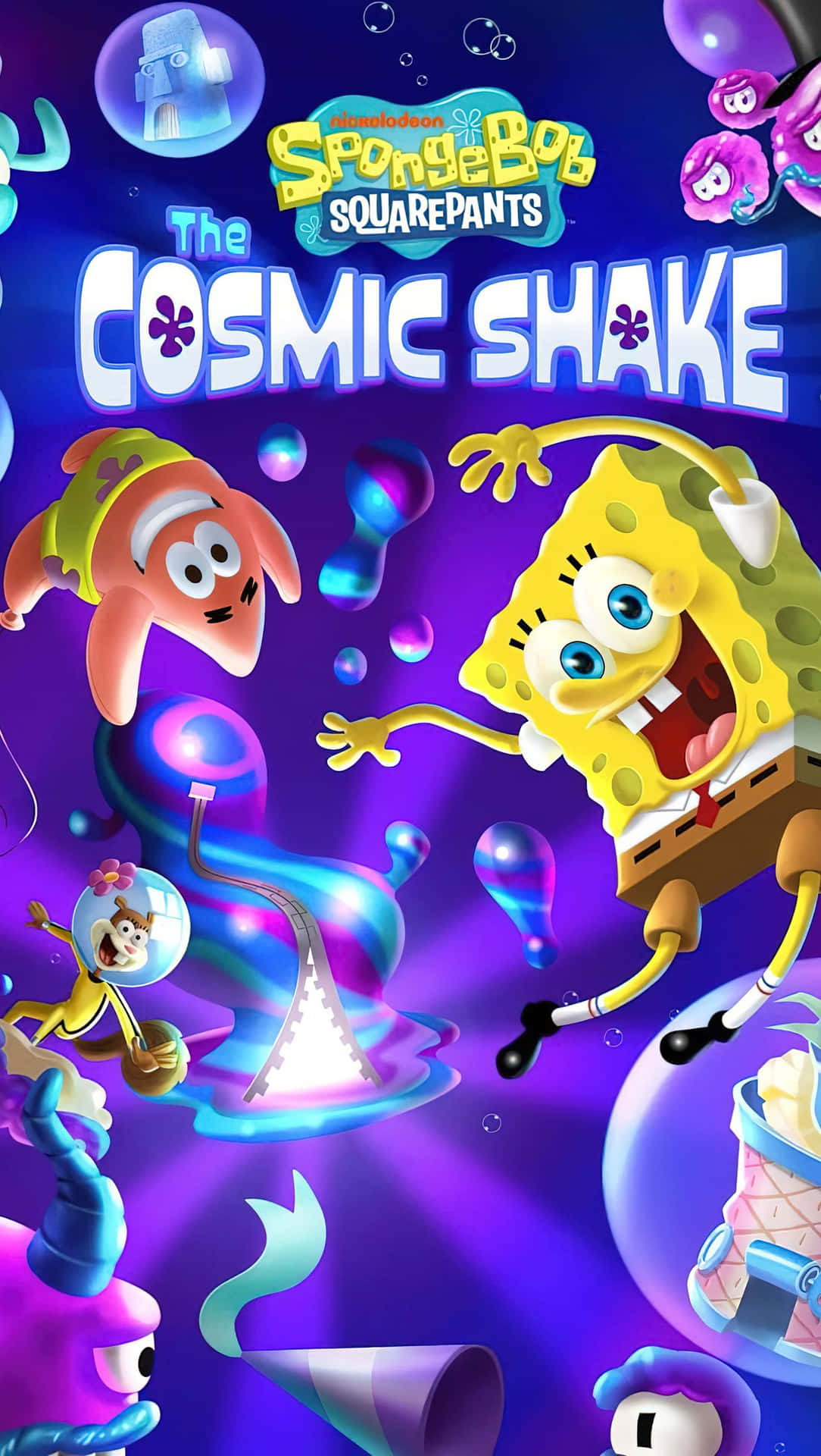 Sponge Bob Cosmic Shake Poster Achtergrond