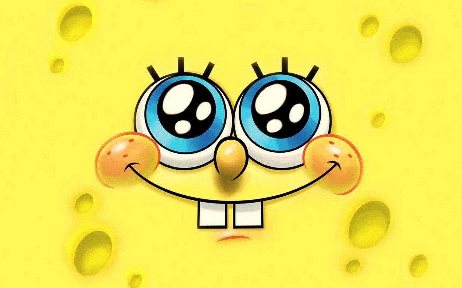 Sponge Bob Face Cartoon