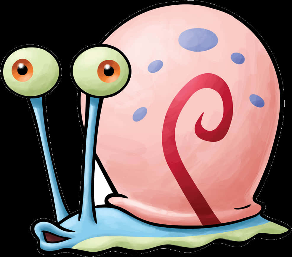 Sponge Bob Garythe Snail PNG